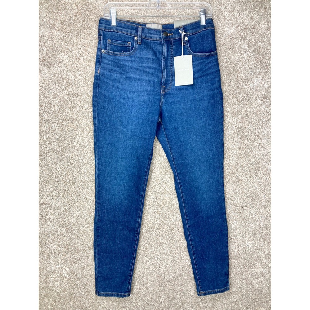 Everlane High Rise Skinny Jeans Womens 30 Blue Stretch Everyday Casual Denim New